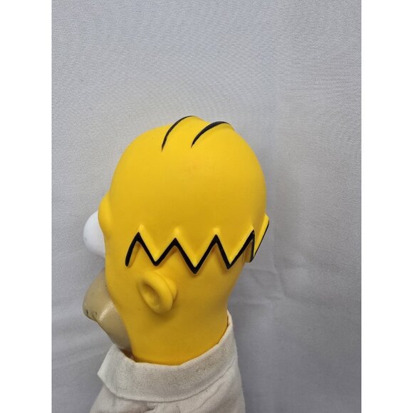 Vintage 1990 Homer Simpson 10” Plush Doll Toy Burger King Collectible Vinyl Head - Picture 5 of 14